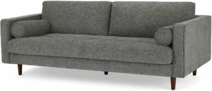 An Image of Scott 3 Seater Sofa, Iron Weave