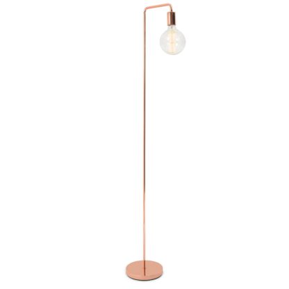 An Image of Heal's Junction Floor Lamp Satin Nickel