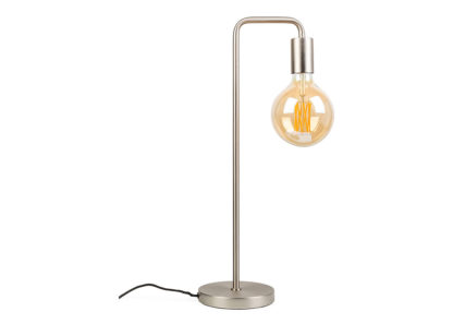 An Image of Heal's Junction Table Lamp Satin Nickel