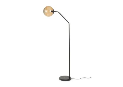 An Image of Heal's Joule Floor Lamp Clear and Antique Brass