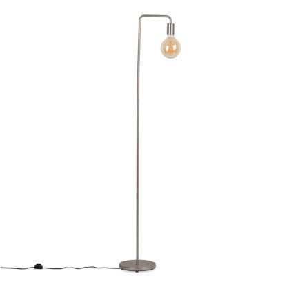 An Image of Heal's Junction Floor Lamp Satin Nickel