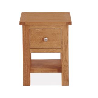 An Image of Bromley Oak Lamp Table Natural