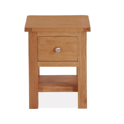 An Image of Bromley Oak Lamp Table Natural