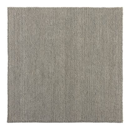 An Image of Pebble Square Rug Grey