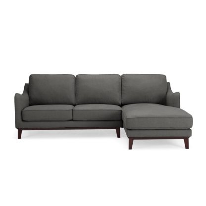 An Image of Harrison Right Hand Corner Sofa Grey