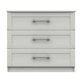 An Image of Ethan White 3 Drawer Chest White