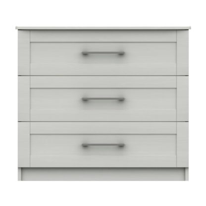 An Image of Ethan White 3 Drawer Chest White