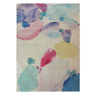 An Image of Natural Watercolour Rug Natural