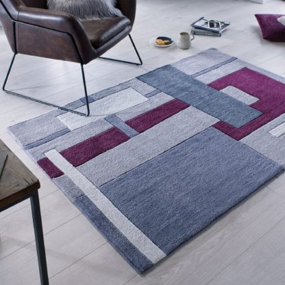 An Image of Elements Farg Abstract Rug Grey/Multi-Coloured