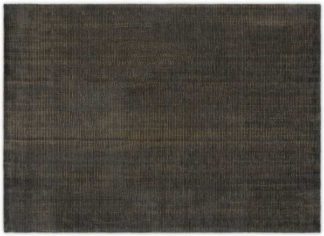 An Image of Johson Luxury Rug, Large 160 x 230cm, Charcoal Grey & Gold