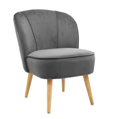 An Image of Elsie Cocktail Chair - Grey Grey