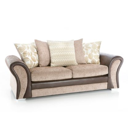 An Image of Scarlett 3 Seater Sofa Cream