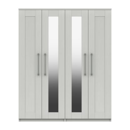 An Image of Ethan White 2 Door Wardrobe White