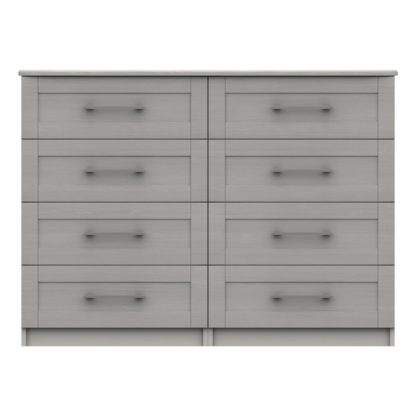 An Image of Ethan Light Grey 3 Drawer Chest Grey