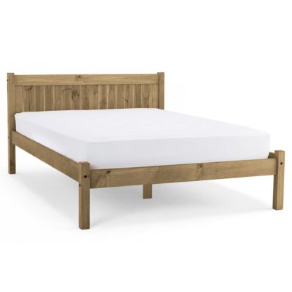 An Image of Maya Bed Frame Brown