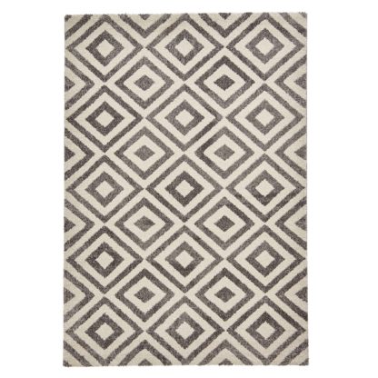 An Image of Beige and Black Elegant 4892 Rug Black/Natural