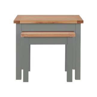 An Image of Bromley Slate Nest of Tables Slate (Grey)