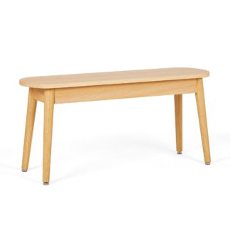 An Image of Joseph Dining Bench Oak Effect Brown