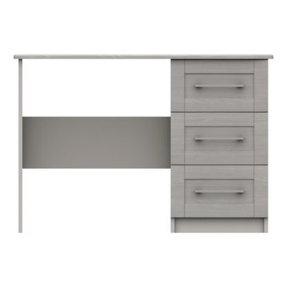 An Image of Ethan Light Grey Dressing Table Grey