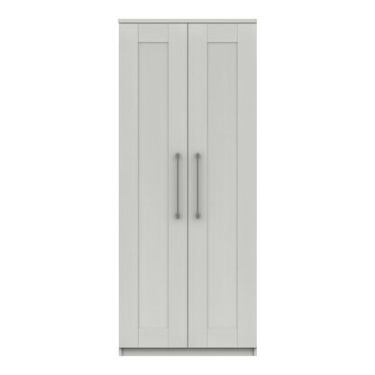 An Image of Ethan White 2 Door Wardrobe White