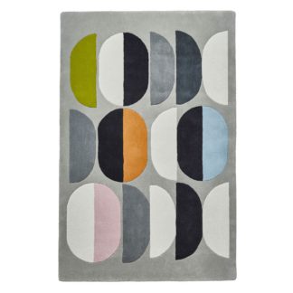 An Image of Grey Inaluxe Composition Rug Grey