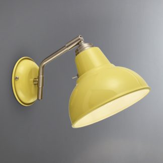 An Image of Bradwell Ochre Wall Light Ochre