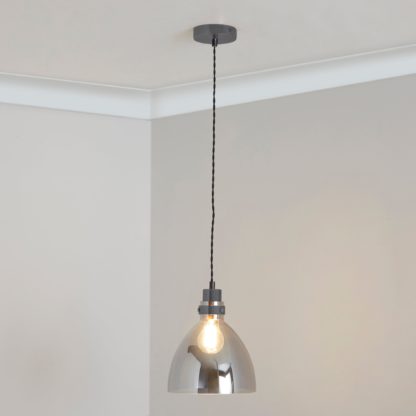 An Image of Brogan Gunmetal Ceiling Fitting Grey