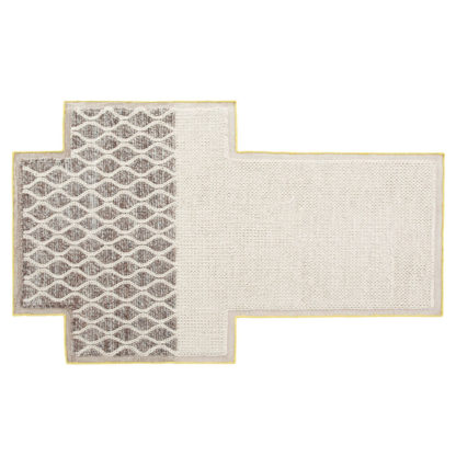 An Image of Gandia Blasco Mangas Rhombus Rug 160 x 250cm Ivory