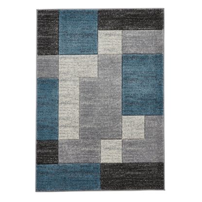 An Image of Matrix Rug Grey