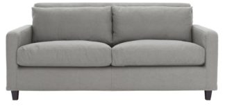 An Image of Habitat Chester 2 Seater Fabric Sofa - Grey