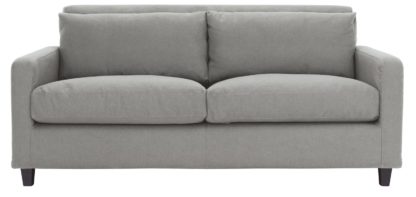 An Image of Habitat Chester 2 Seater Fabric Sofa - Grey