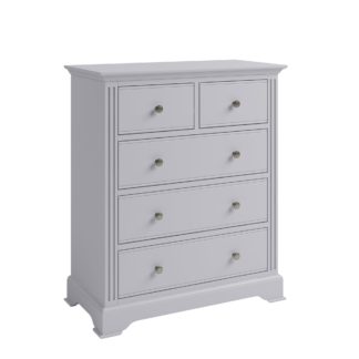 An Image of Pewter Grey 2 Over 3 Chest Grey
