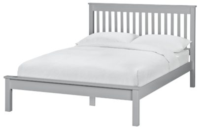 An Image of Habitat Aspley Kingsize Bed Frame - Grey