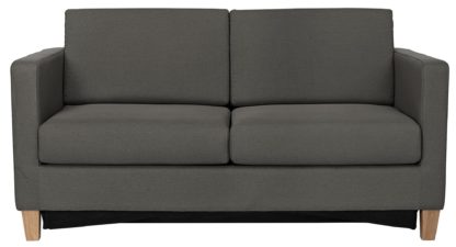 An Image of Habitat Rosie 2 Seater Fabric Sofa Bed - Grey