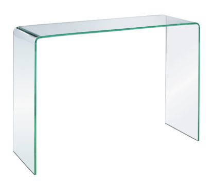 An Image of Habitat Gala Tempered Glass Console Table