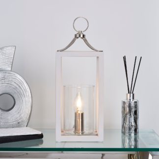 An Image of Tove Wooden Table Lamp Grey