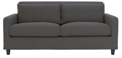 An Image of Habitat Chester 2 Seater Fabric Sofa - Charcoal
