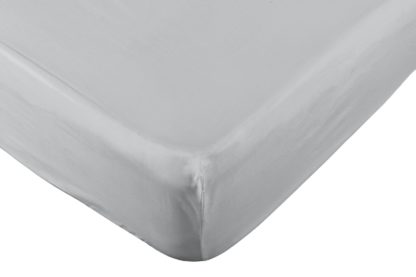 An Image of Argos Home Easycare 100% Cotton 28cm Fitted Sheet Superking