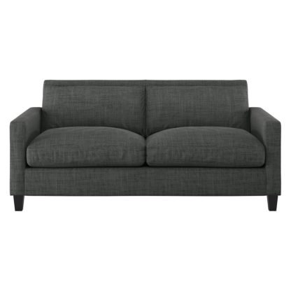 An Image of Habitat Chester 2 Seater Velvet Sofa - Dark Blue