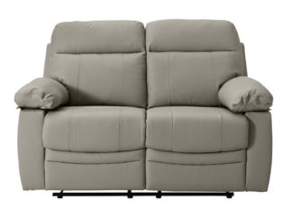 An Image of Argos Home Paolo 2 Seater Manual Recliner Sofa - Grey