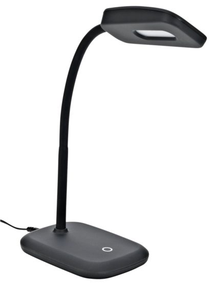 An Image of Argos Home Silby LED Soft Touch Desk Lamp - Black