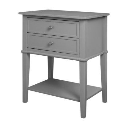 An Image of Franklin Bedside Table Black