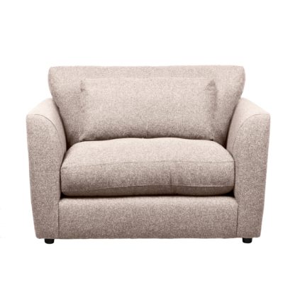 An Image of Esther Fleck Fabric Snuggle Chair Charcoal