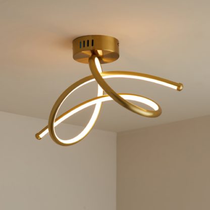 An Image of Berlin Dimmable LED Ceiling Fitting Chrome