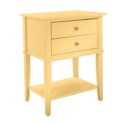 An Image of Franklin Bedside Table Black