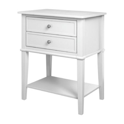 An Image of Franklin Bedside Table Black