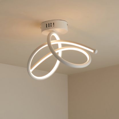 An Image of Berlin Dimmable LED Ceiling Fitting Chrome