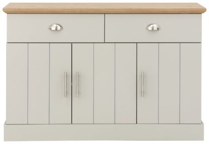 An Image of Easton 2 Door 2 Drawer Large Sideboard - Grey