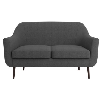 An Image of Eddie Luna Fabric 2 Seater Compact Tub Sofa Natural