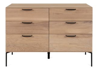 An Image of Heal's Marano 6 Drawer Chest Oak